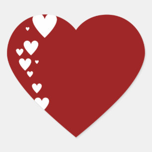 Hartzijde II Hart Sticker