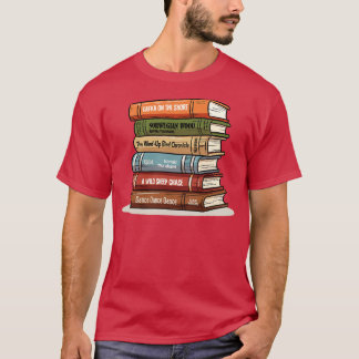 Haruki Murakami Boek Stack Boek Liefhebbers Gift T-shirt