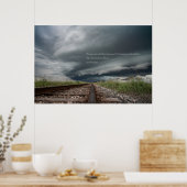 Haruki Murakami Storm Quote Poster (Keuken)