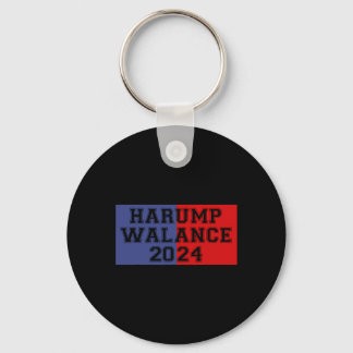 Harump Walance 2024 Shirt Harris Trump Wheimer Van Sleutelhanger