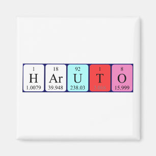 Haruto periodieke table name magnet magneet