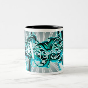 Haruto Tweekleurige Koffiemok