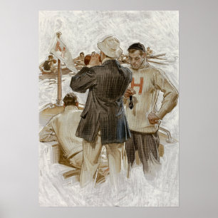 Harvard Crew Team van Edward Eggleston Poster