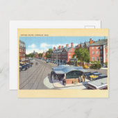  Harvard Square, Cambridge Briefkaart (Voorkant / Achterkant)