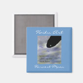 Harver Moon Haiku Art Magnet (Recto/Verso)