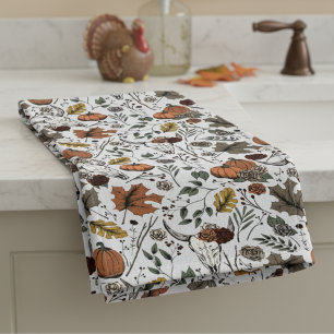 Harvest and Horns Koe Skull  Roos Handdoek