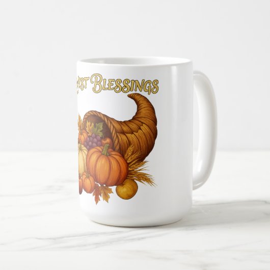 Harvest Blessings Coffee Mug (Devant droit)