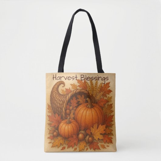 Harvest Blessings Cornucopia Draagtas (Voorkant)