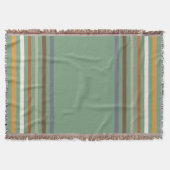 Harvest Blessings Striped Throw Blanket | Autumn Deken (Voorkant)