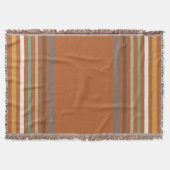 Harvest Blessings Striped Throw Blanket | Autumn Deken (Voorkant)