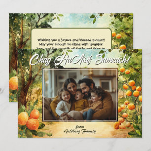 Harvest Blessings Sukkot Kaart