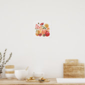 Harvest Bouquet Poster (Keuken)