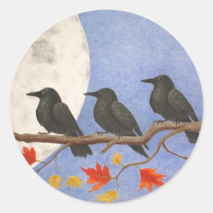 Harvest Crows Sticker