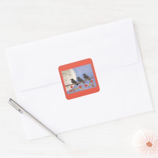 Harvest Crows Sticker (Envelop)