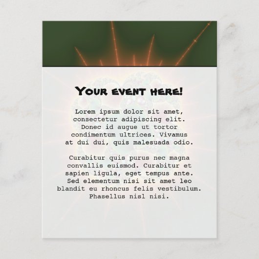 Harvest Festival - Abstracte kunst Flyer (Voorkant)