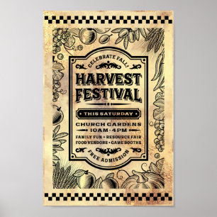 HARVEST FESTIVAL POSTER