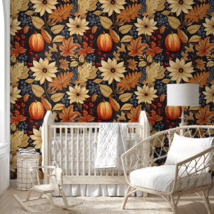 Harvest Floral Symphony Behang