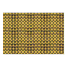 Harvest Gold Black Buffalo Heart Plaid