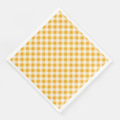 Harvest Gold Gingham Servet (Hoek)