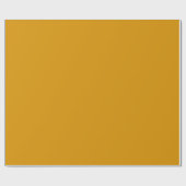 Harvest Gold Solid Color Cadeaupapier (Vlak)