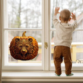 Harvest Guardian Beer herfstpompoenkunst Raamsticker