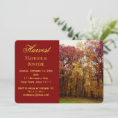 Harvest Hayride et Bonfire Invitation (Debout devant)