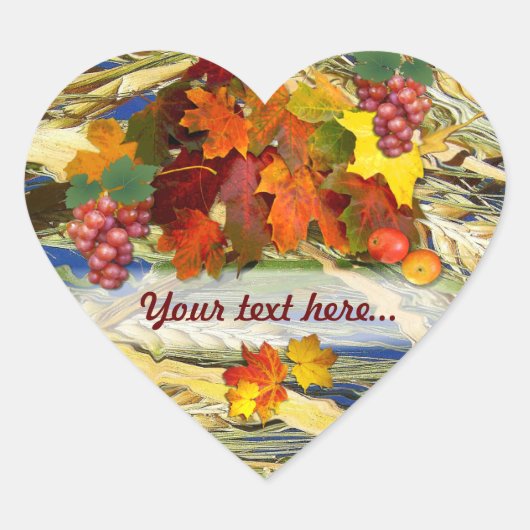 Harvest Heart Hart Sticker (Voorkant)