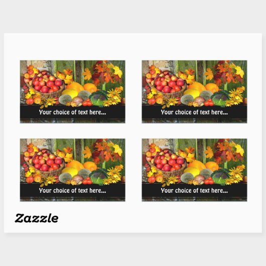 Harvest Home ~ Rechthoekig ticker Rechthoekige Sticker (Vel)