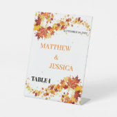 Harvest Hues Tafelnaambord Reclamebord Met Voetstuk (Voorkant)