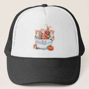 Harvest Kittens Trucker Pet