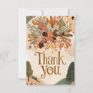 Harvest Maple Autumn Herfst Bedankkaart