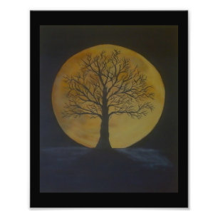 Harvest Moon Foto Afdruk