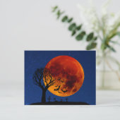 Harvest Moon Halloween Briefkaart (Staand voorkant)