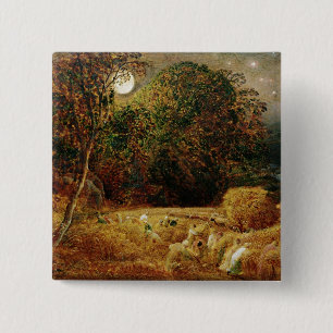 Harvest Moon Vierkante Button 5,1 Cm
