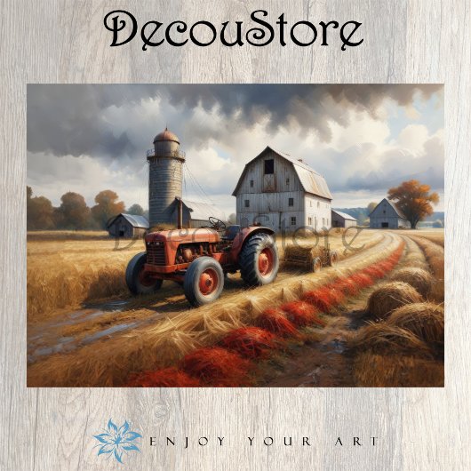 Harvest Morning Decoupage Tissuepapier