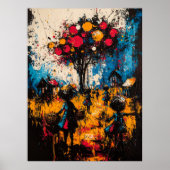 Harvest of Dreams - Expressionistisch Surrealistis Poster (Voorkant)