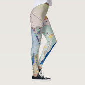 "Harvest of the Birds" Colorful Art Leggings (Droite)