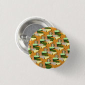 Harvest Pattern Autumn Squash Ronde Button 3,2 Cm (Voorkant /achterkant)