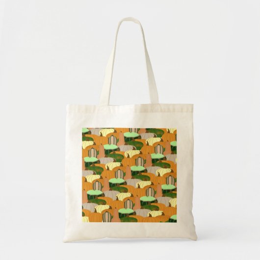 Harvest Pattern Autumn Squash Tote Bag (Voorkant)