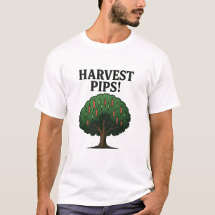 Harvest Pips forex trading tree T-shirt