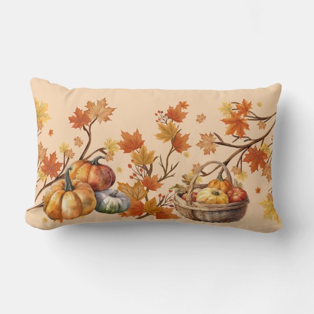 Harvest Pumpkin Kussen (Voorkant)