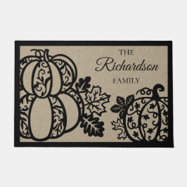 Harvest Scroll Pumpkin Welkom Deurmat