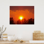 Harvest Sunset Poster (Keuken)