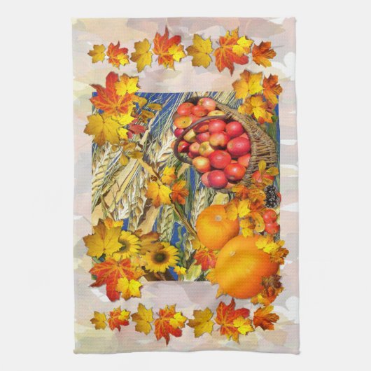 Harvest Time ~ Kitchen Towel Theedoek (Verticaal)
