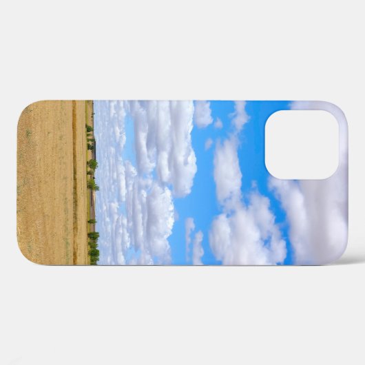 Harvested wheat fields Case-Mate iPhone case (Achterkant (horizontaal))