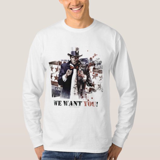 Harvey Dent - We willen je! T-shirt (Voorkant)