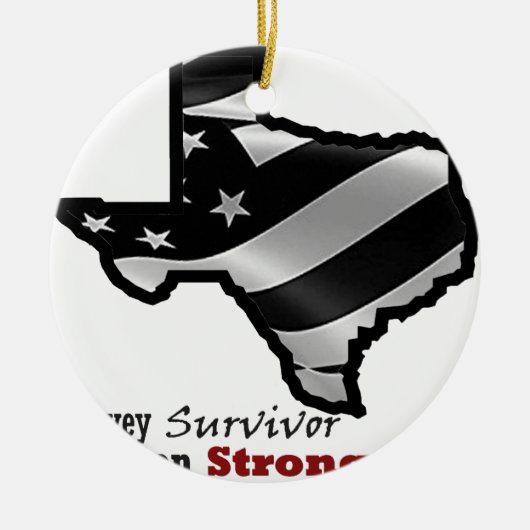 Harvey Design bk wht rd.gif Keramisch Ornament (Voorkant)