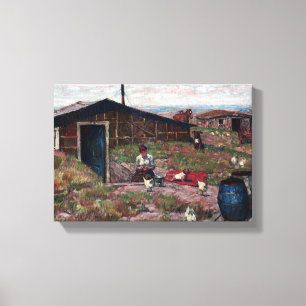 Harvey Dunn - Home Canvas Afdruk