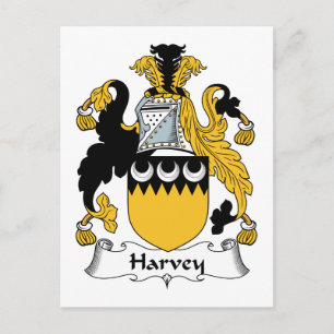 Harvey Family Crest Briefkaart