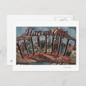 Harvey Gap State Park Briefkaart (Voorkant / Achterkant)